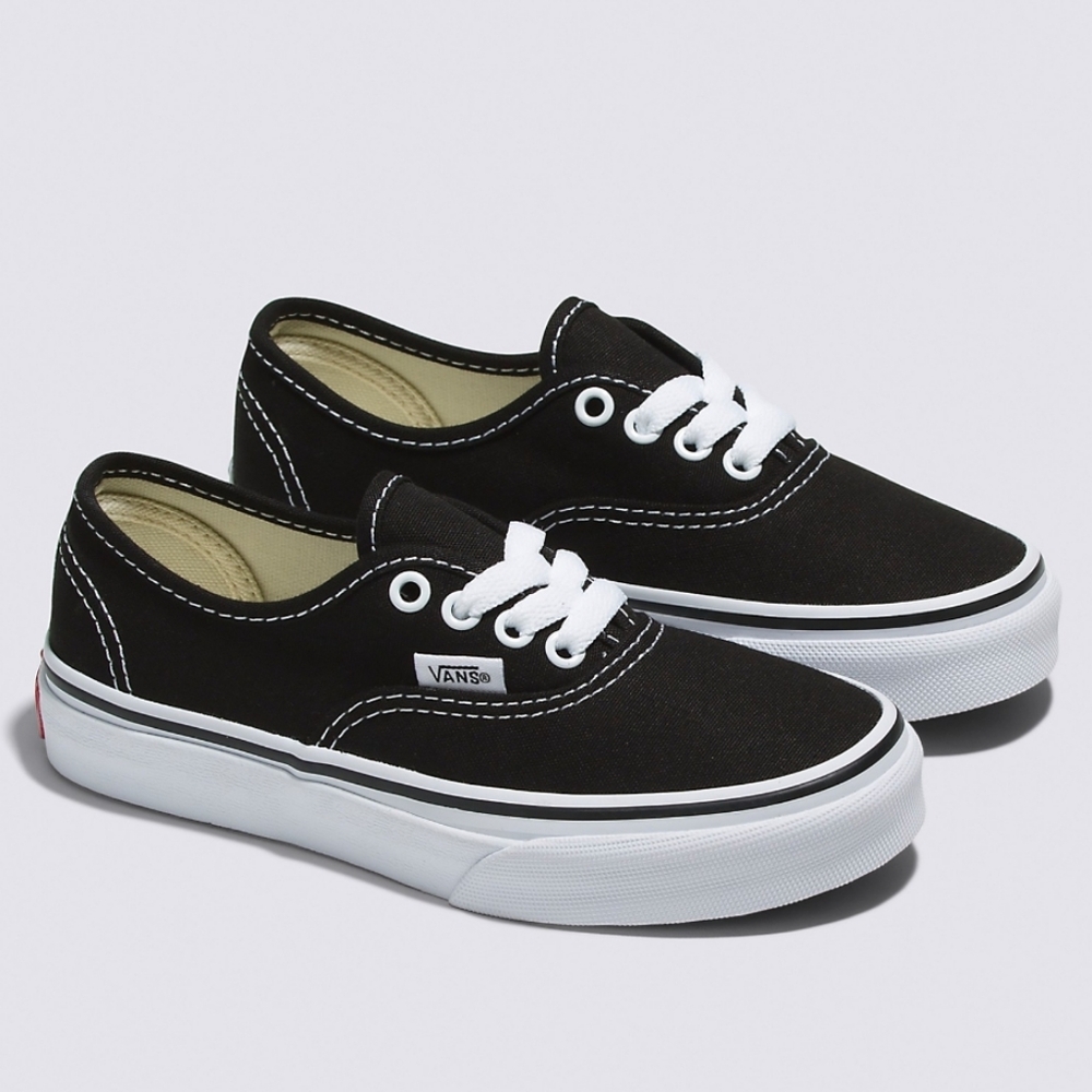 Boys black vans size 2.0